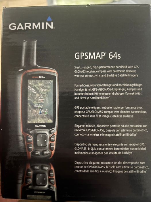 Туристичний GPS-навігатор Garmin GPSMAP 64s, Bluetooth і ANT