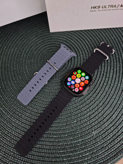 Smartwatch HK Ultra2 Max – AMOLED, połączenia, sport, zdrowie – NOWY ...