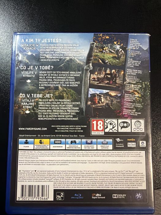Gry na ps4 Far Cry 4 i Far Cry 5