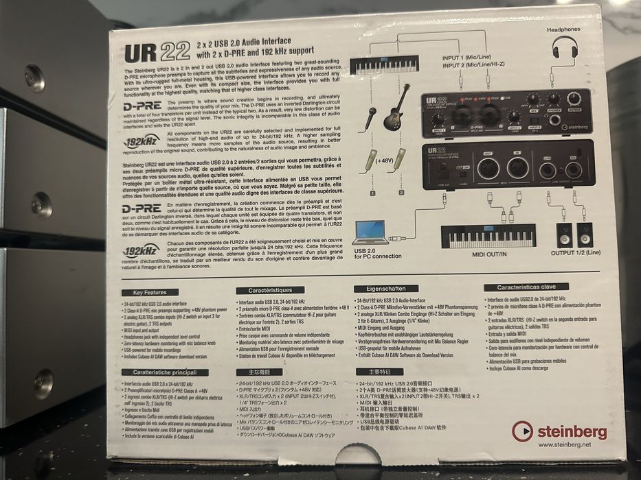 Steinberg UR 22 USB Audio Interface