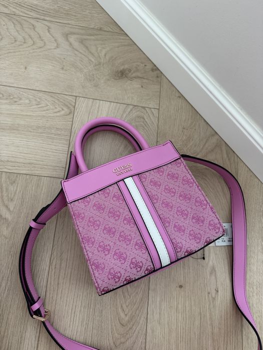 Guess Kasinta Mini Tote torebka różowa modna mini