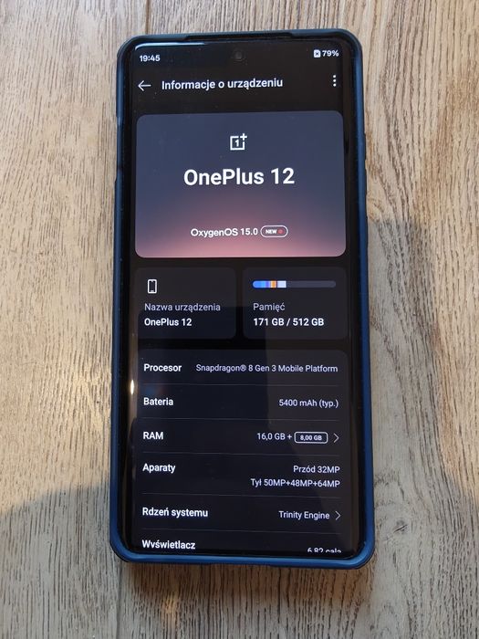OnePlus 12 16/512 Czarny