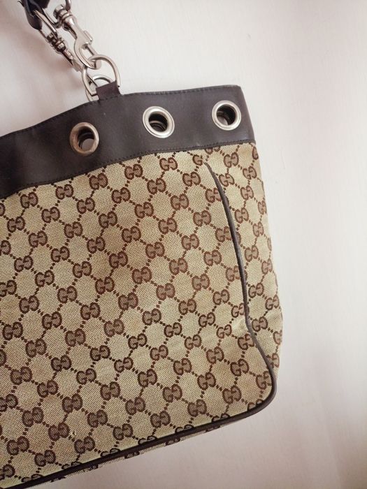 Torebka do ręki Monogram Gucci Damska Beżowa