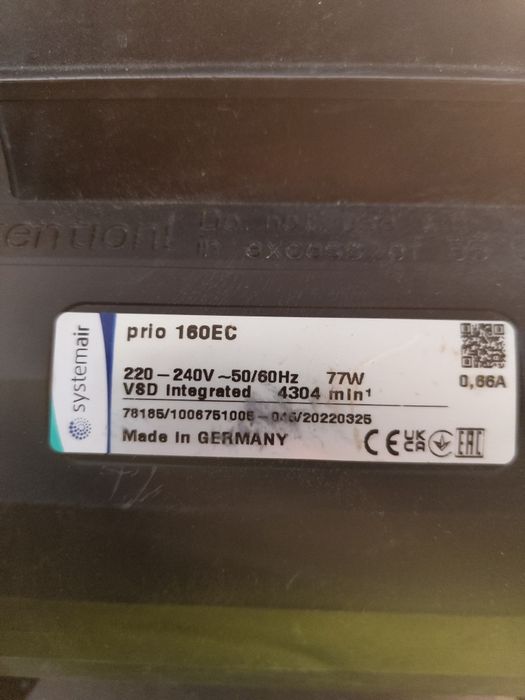 Wentylator Systemair do kanałów okragłych rekuperacja