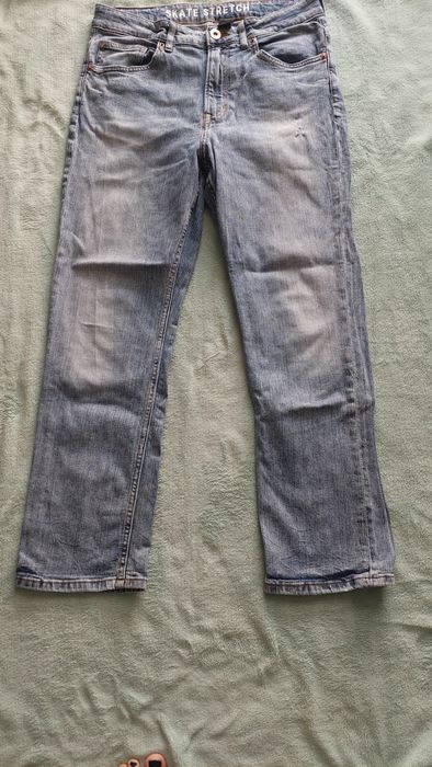 Jeansy H&M r. 164 cm skate stretch szersze nogawki