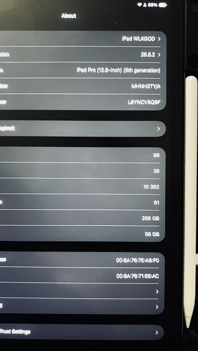 Ipad pro 12,9 256GB M1 5th