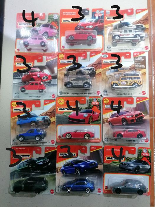 Matchbox vários modelos