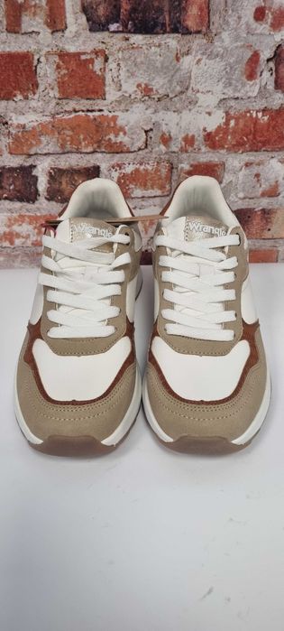 Sneakersy WRANGLER PEARL 40 półbuty sportowe damskie beżowe