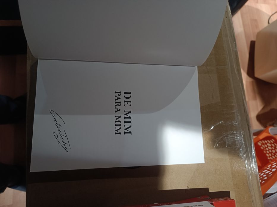 Livro "de mim para mim"