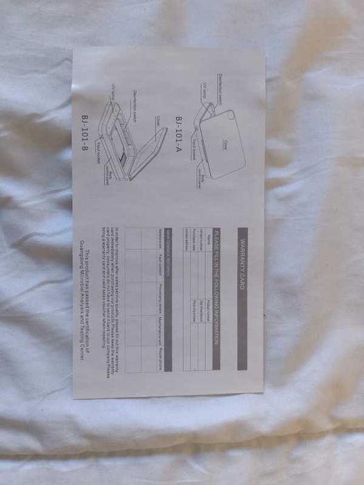 Esterilizador ultravioleta de smartphones
