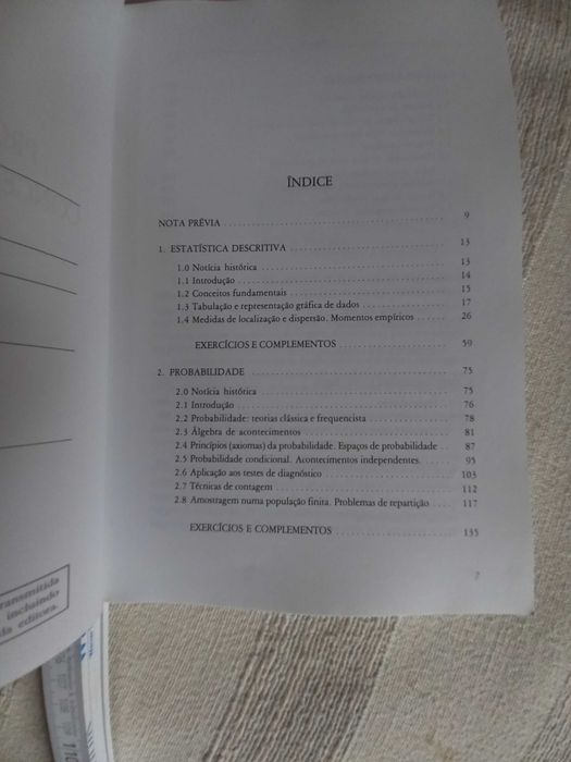 Probabilidades Estatística Conceitos Métodos Fundamentais Galvão Mello