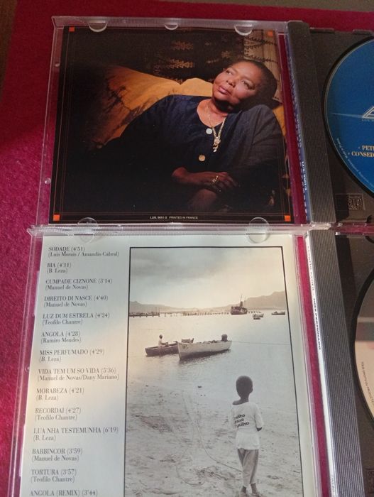 Conjunto de CDs musica Cesária Évora