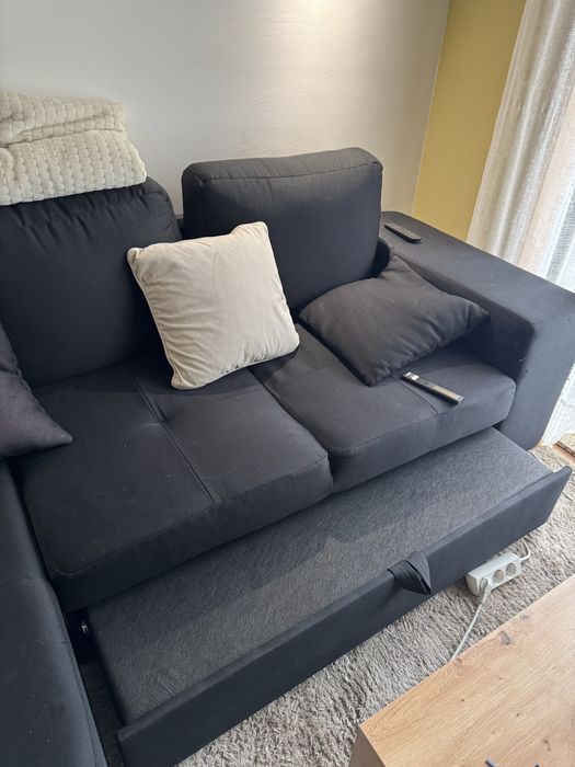 Sofá 2 assentos e chaise longue