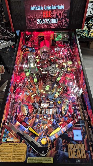 flipper pinball Lethal Weapon 3 i Walking Dead Remastered Premium - jak nowy