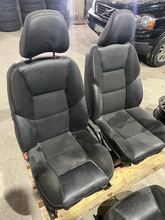 Fotel kierowcy volvo v70 s60 pół skóra czarny