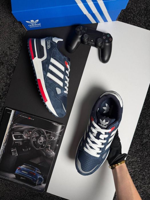 Чоловічі кросівки адідас Adidas ZX 750 Navy Red White [41,42,43,44,45]