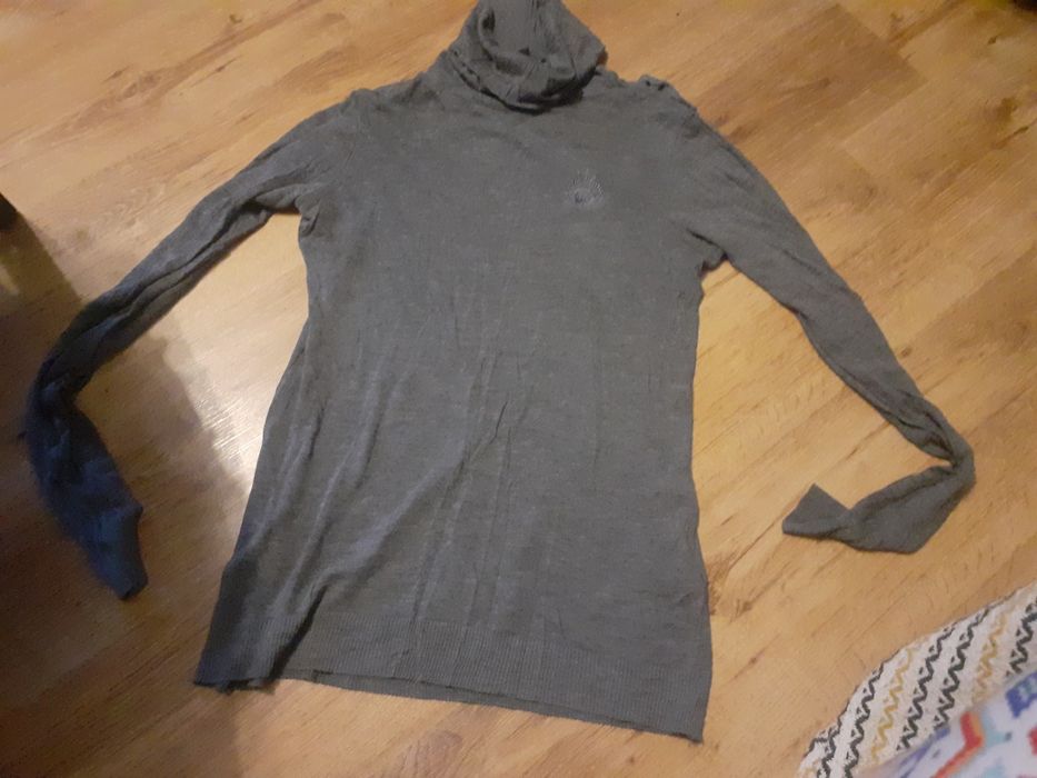 Golf szary massimo dutti tanio jesień