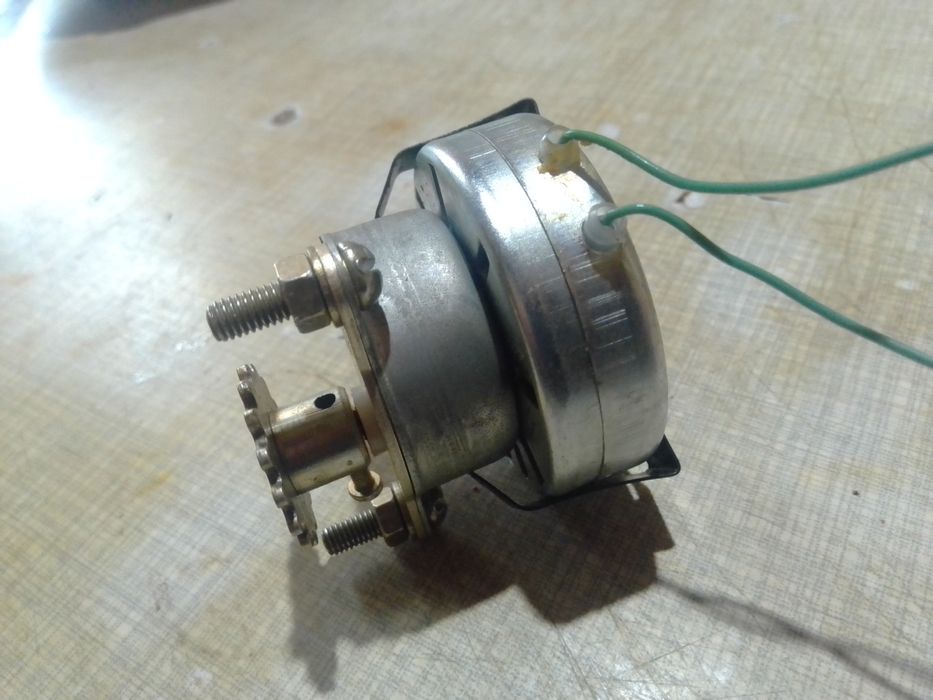 Мотор с редуктором для гриля