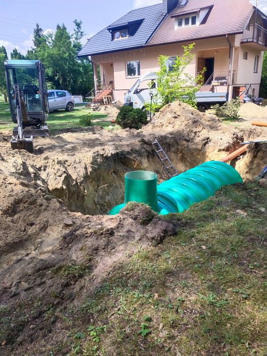 Usługi Minikoparka Hydraulik Przyłącza Wod-Kan