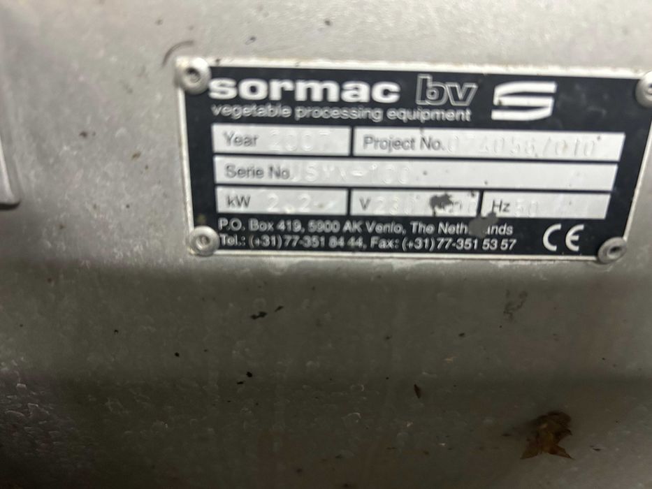 Maszyny do obierania cebuli SORMAC