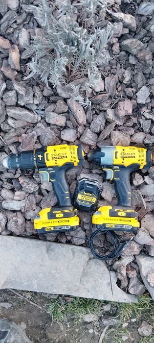 Акумуляторний шуруповерт та імпакт STANLEY 25 рік