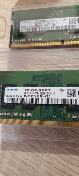 RAM SODIMM DDR4 4 GB 2666 Mhz x 2 szt