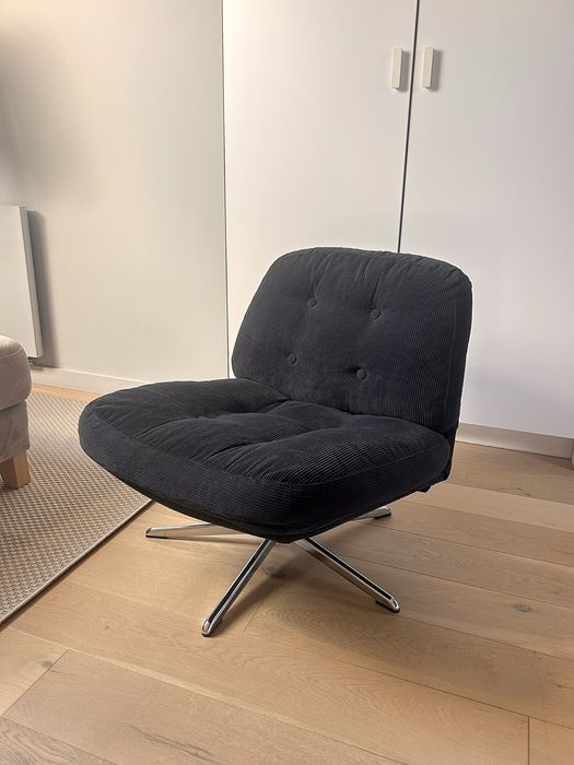 Ikea fotel obrotowy Dyvlinge czarny jak nowy