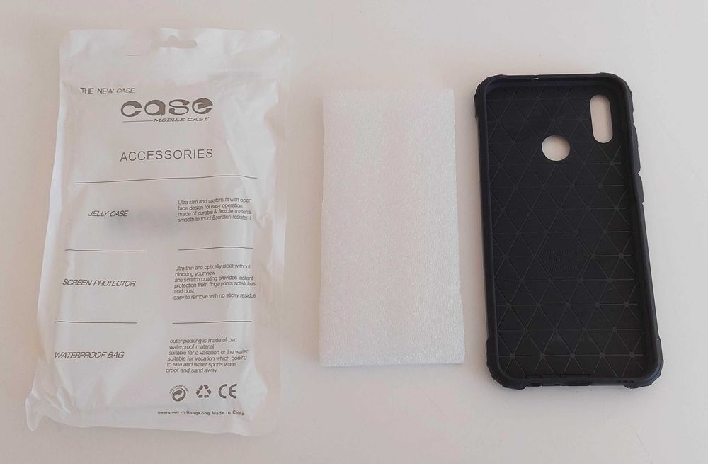 Capa de protecção reforçada anti-deslizante para Huawei P Smart 2019