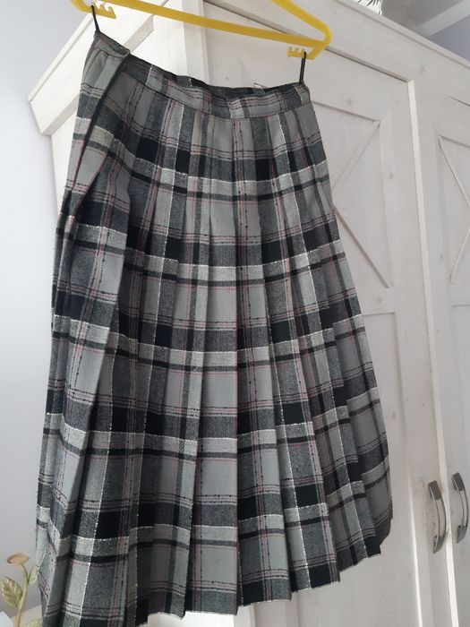 Spódnica damska  plisowana r.M wełna