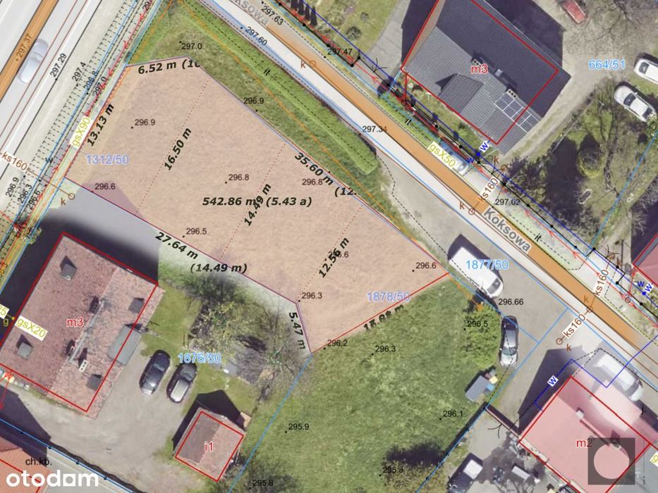 Działka budowlana Górniki, przy drodze krajowej 78