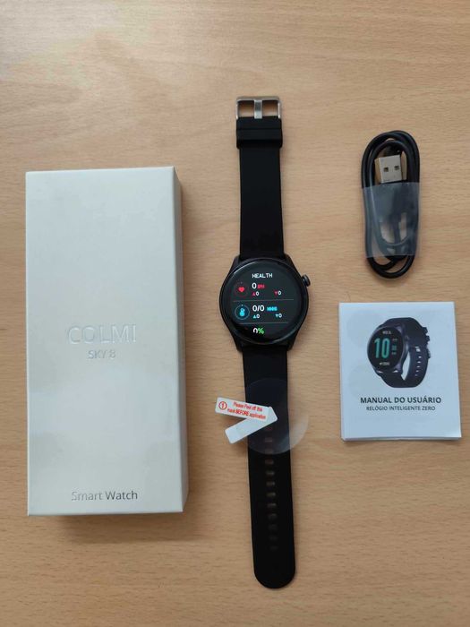Smartwatch Colmi SKY 8 Preto - Relógio inteligente