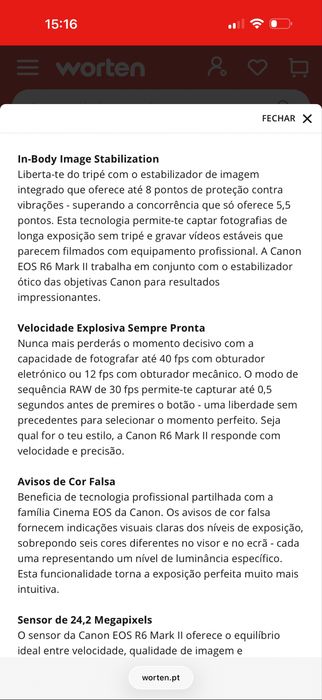 Canon EOS MarkII R6