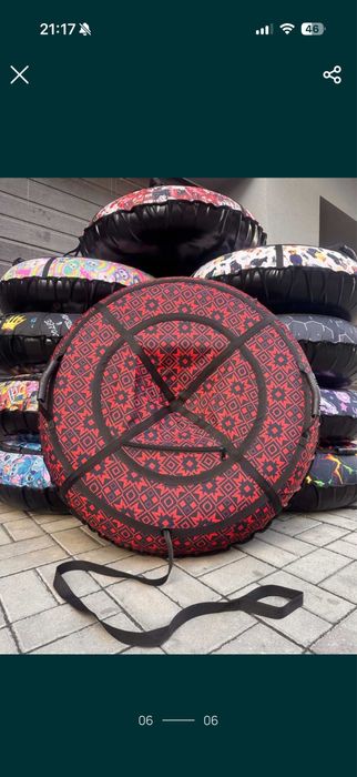 Тюбінг 100 см Тюба надувна надувні санки