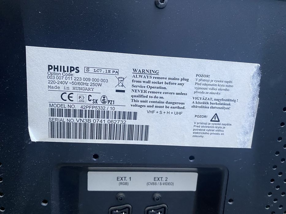 Telewizor marki philips