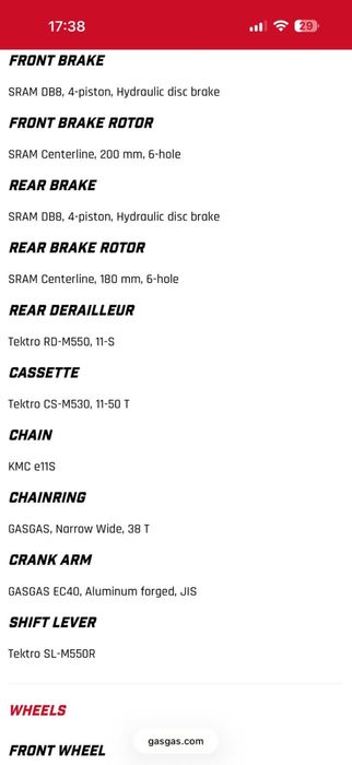 Gasgas TRA FE como nova