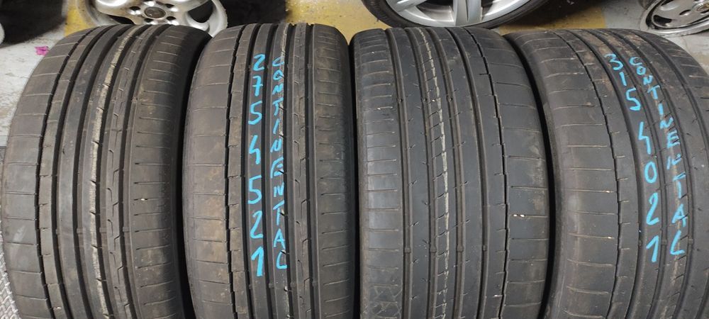 Pneus 275/45/21 e 315/40/21 continental semi novos