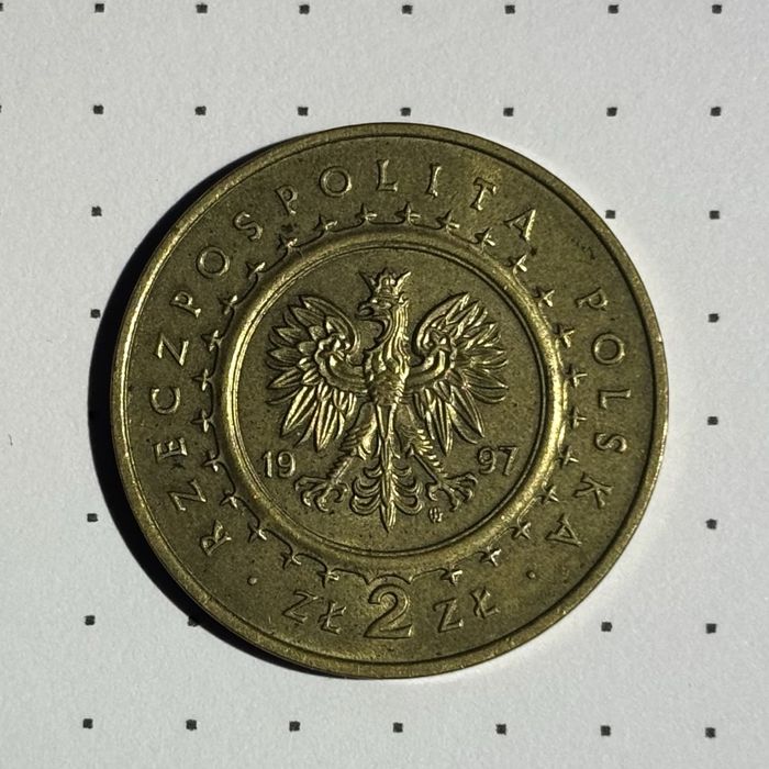 Moneta 2 zł zamek w pieskowej skale