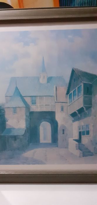 Quadro com paisagem bucólica64309604983683120