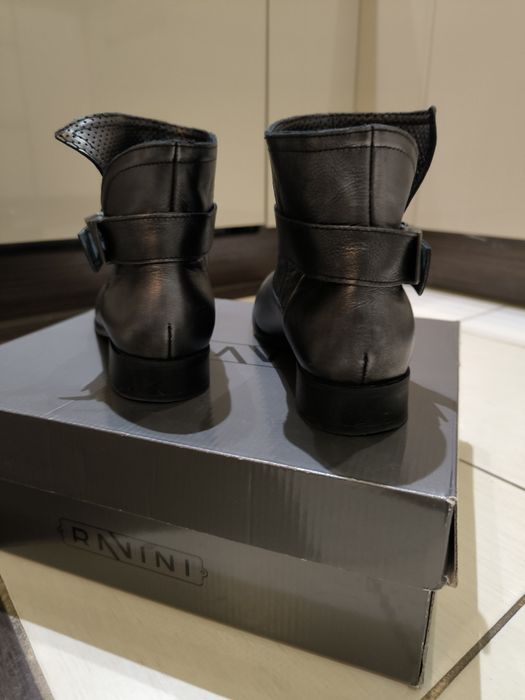 Buty botki kozaczki Ravini, pełna skóra, r 38