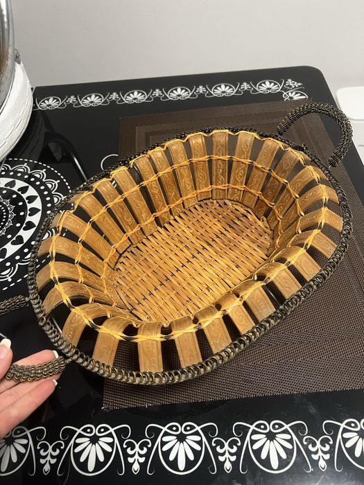 Корзина для фруктів, хліба плетена корзина хлібниця