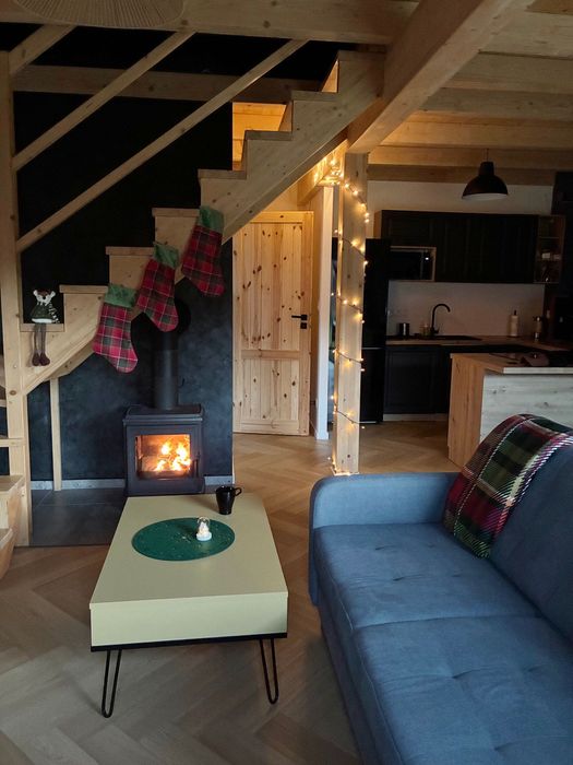 Rumiane Chatki - Jezioro | Balia Jacuzzi | Mazury | Basen | Workation