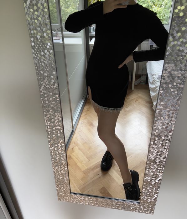 Sukienka zara z kryształkami