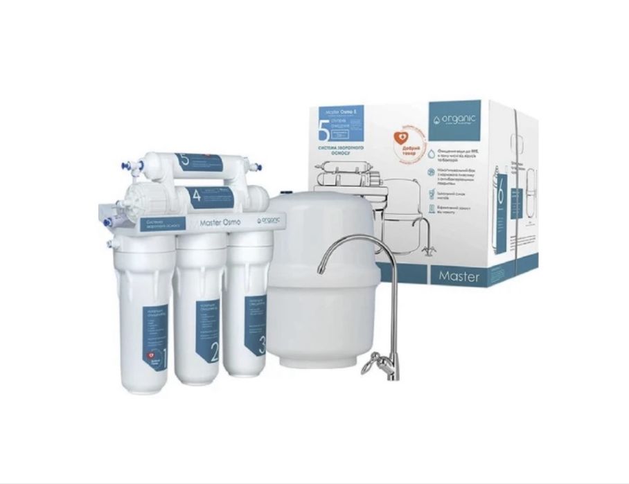 Система для очищення води зворотнього осмосу Organic Master Osmo 5
