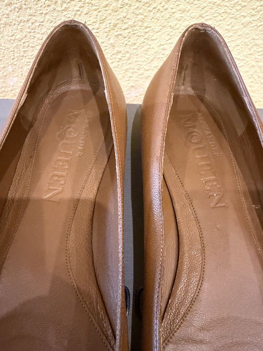 Шкіряні балетки Alexander McQueen