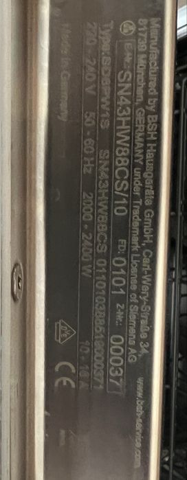 2021рік Посудомийка біла Siemens IQ300 посудомойка 60см Made in Germany ідеальна