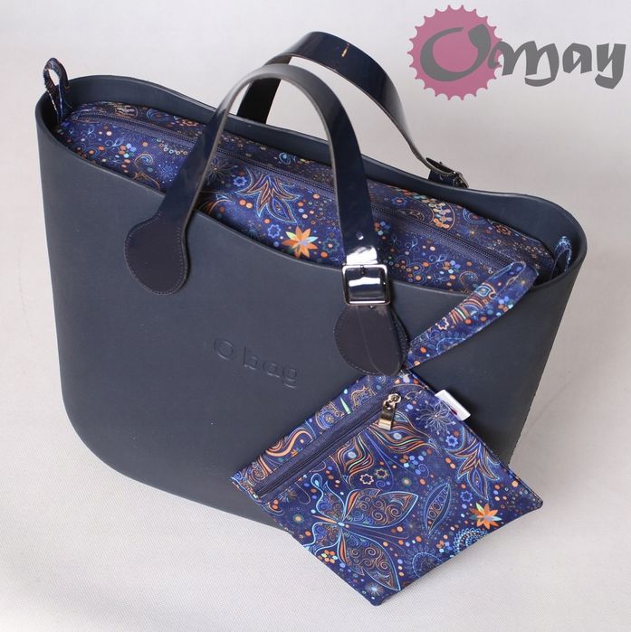 organizer OBAG STANDARD +KOSMETYCZKA motyle 2 kieszenie OMAY