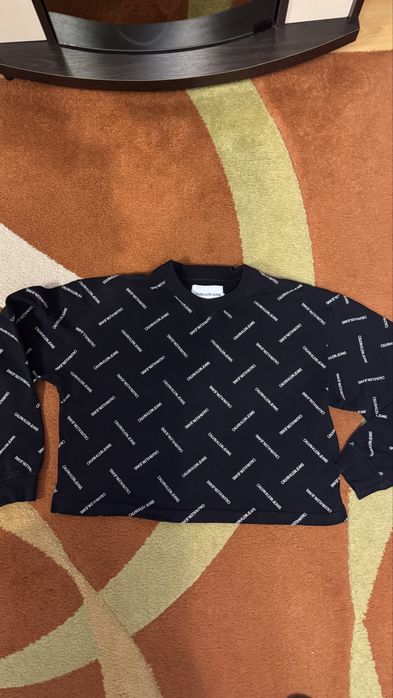 Свитшот худи укороченный Calvin Klein Jeans М-L