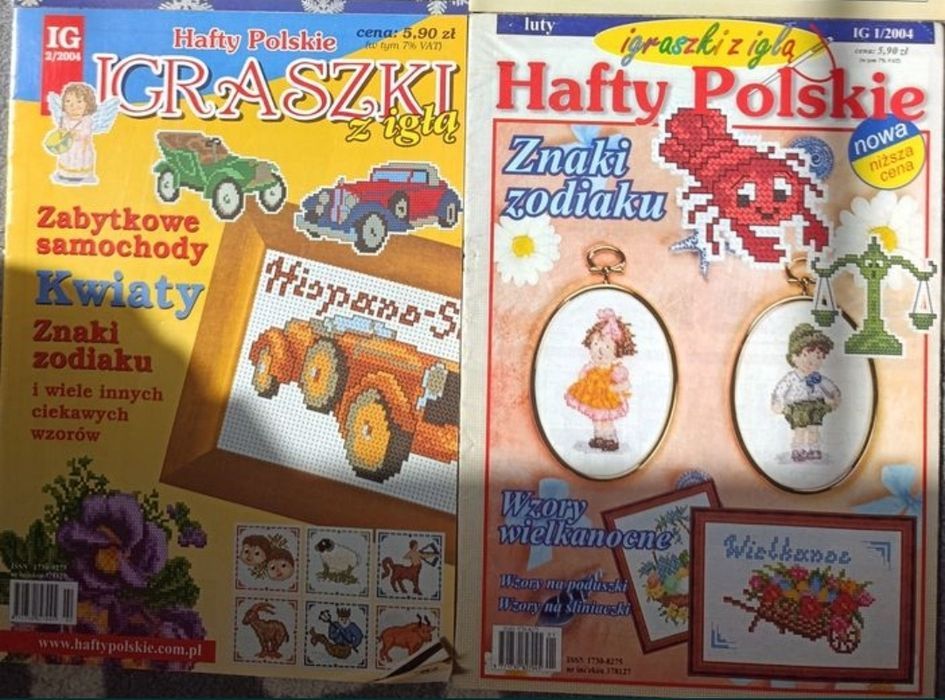 Hafty Polskie igraszki, Kram z robótkami , Anna, Burda + gratis