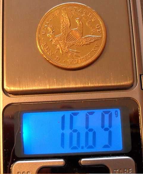 10 Dolarów USA 1880 r.