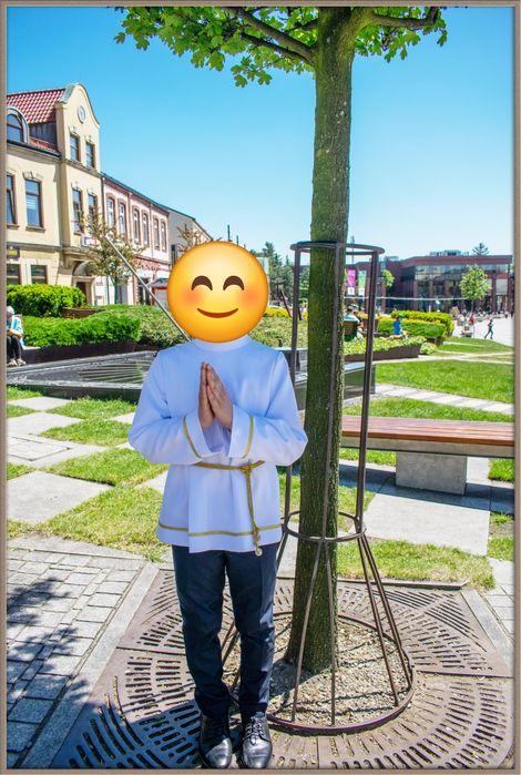 Alba komunijna dla chłopca